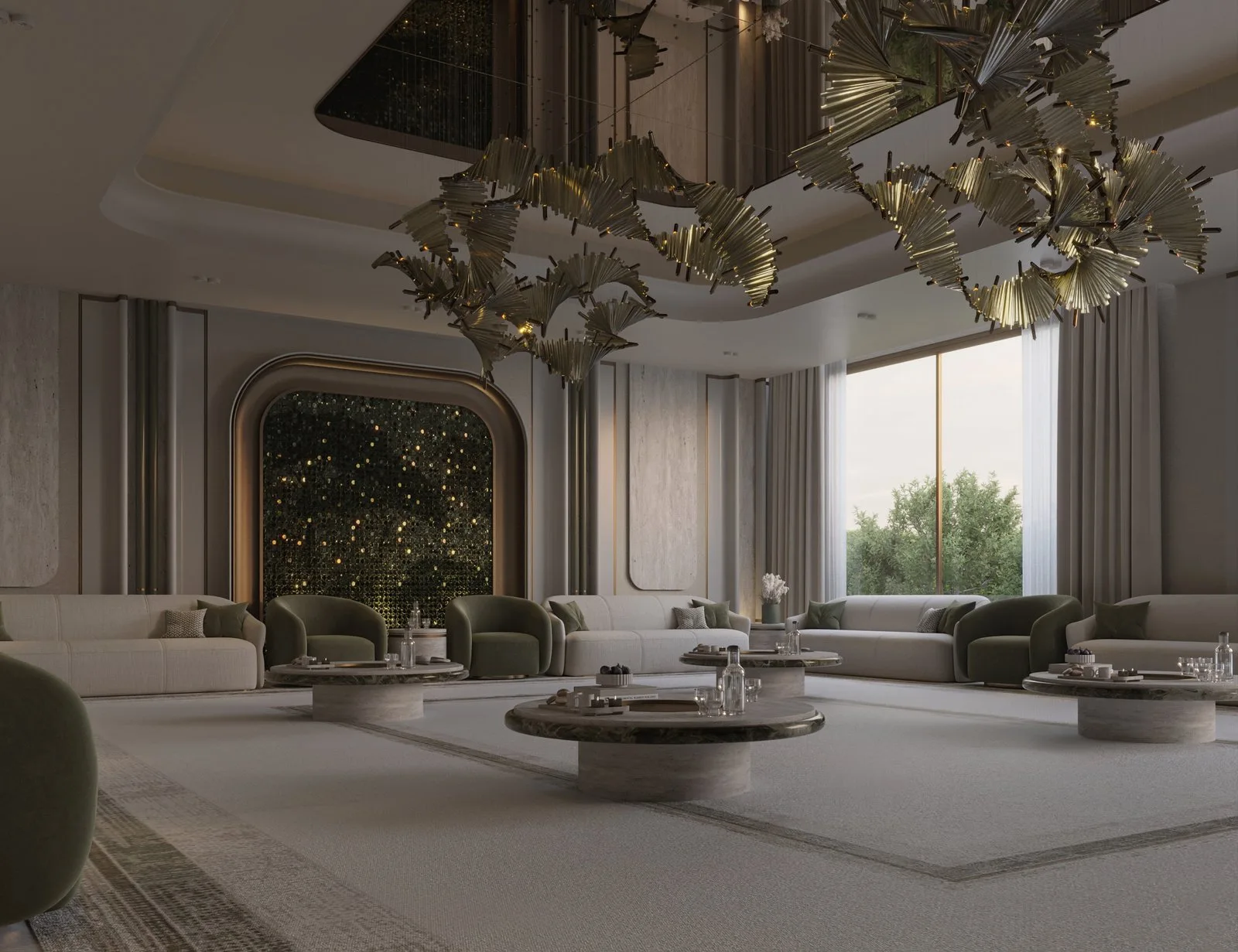 Private Luxury Villa – Riyadh, Saudi Arabia — design view