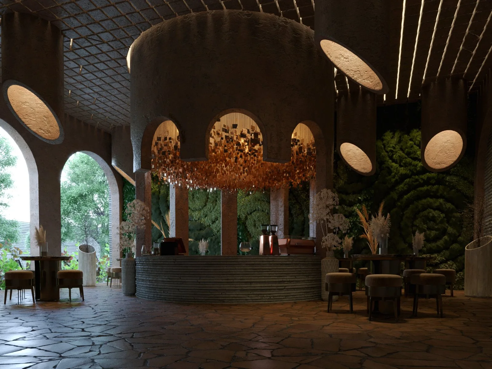 Roxana Café: A Contemporary Interpretation of Cyprus Heritage — design view