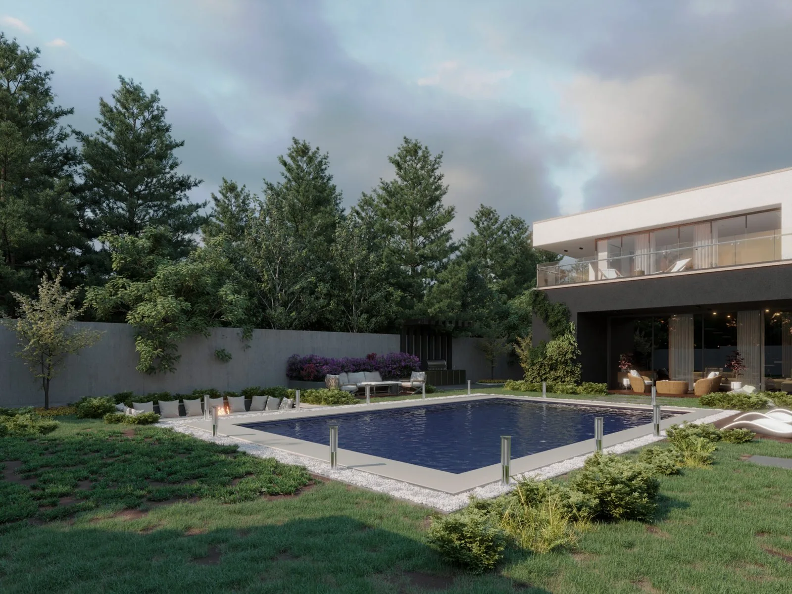 Safa Villa | Modern Living Framed by Nature — design view