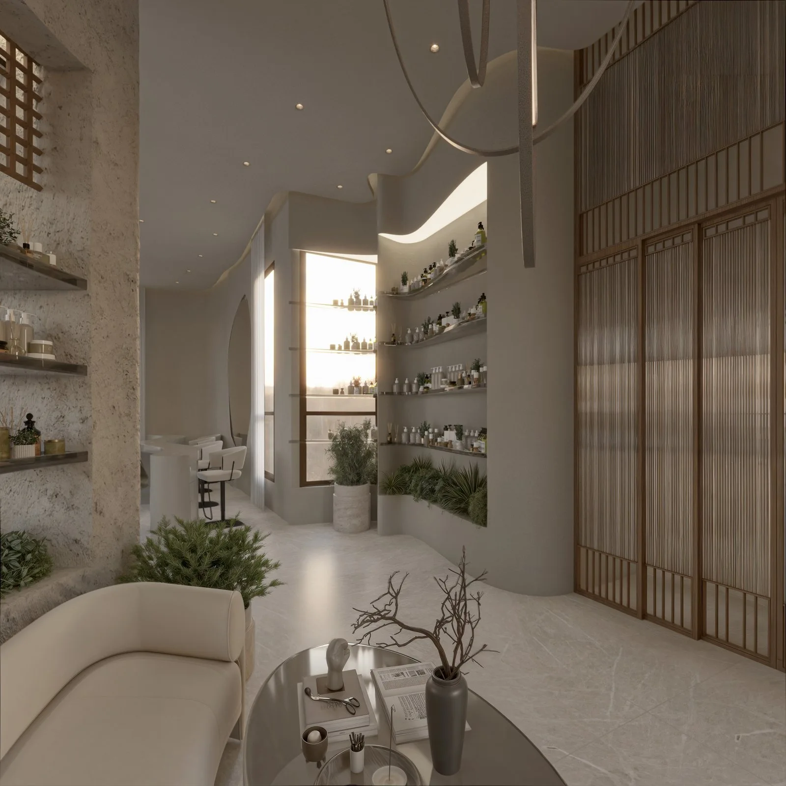 Hazel Spa Salon – Organic Luxury in Kuwait — design view