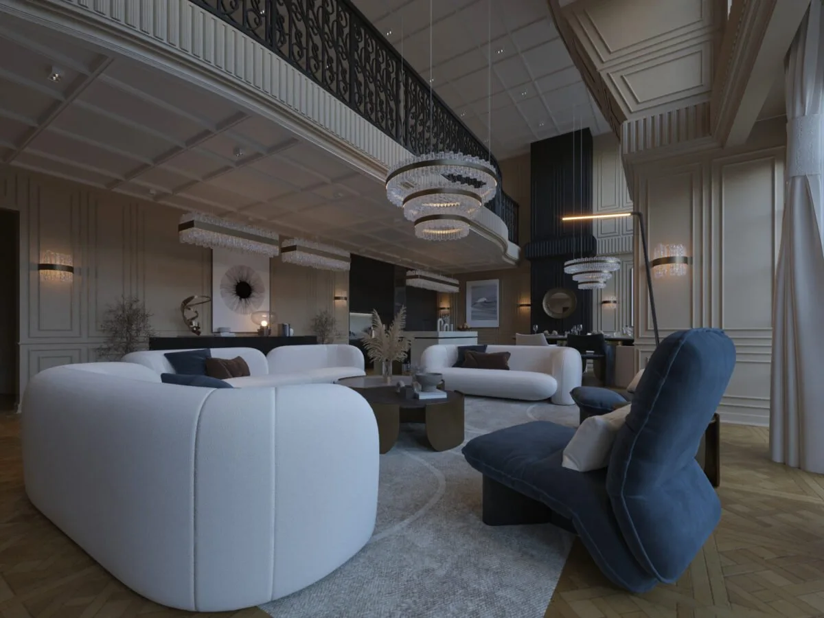 Paris apartment interior