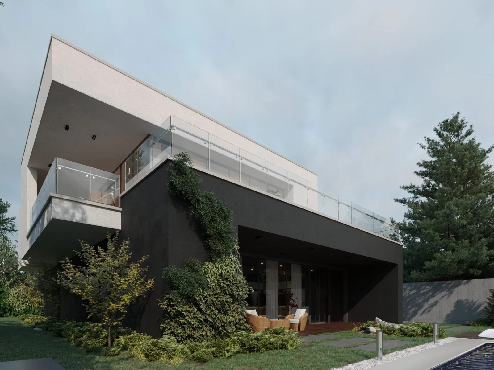 Safa Villa | Modern Living Framed by Nature — design view