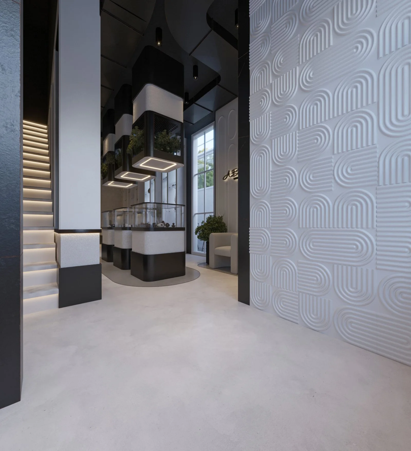 AB Sweet: Sculpted Retail for Luxury Confectionery — design view