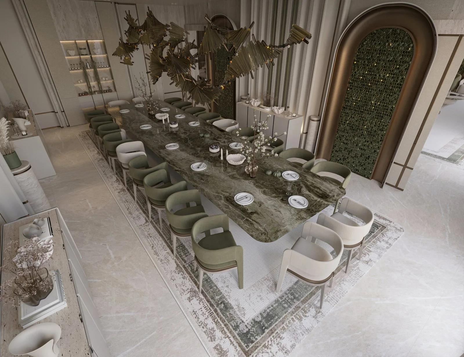 Private Luxury Villa – Riyadh, Saudi Arabia — design view